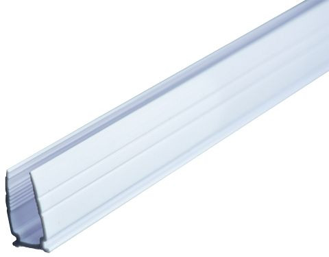 rutec PVC Profil VARDAflex Neon Mini 2 Meter weiß, 68358