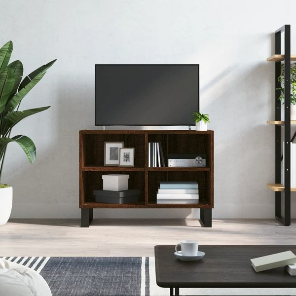vidaXL TV-Schrank Braun Eichen-Optik 69,5x30x50 cm Holzwerkstoff, 826979