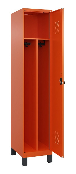C+P Spind Evolo PLUS, mit Füßen, 1 Abteil, 1950x400x500mm, 2004/2004, Verschluss Drehriegel, 049010-12F S10023