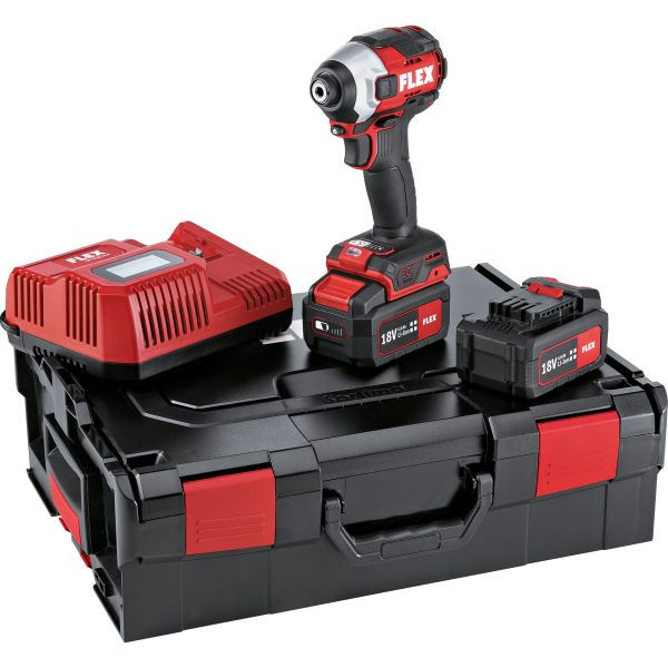 FLEX Akku-Schlagschrauber 18,0 V mit Bitauswurf ID 1/4" 18.0-EC HD/5.0 Set, 520771