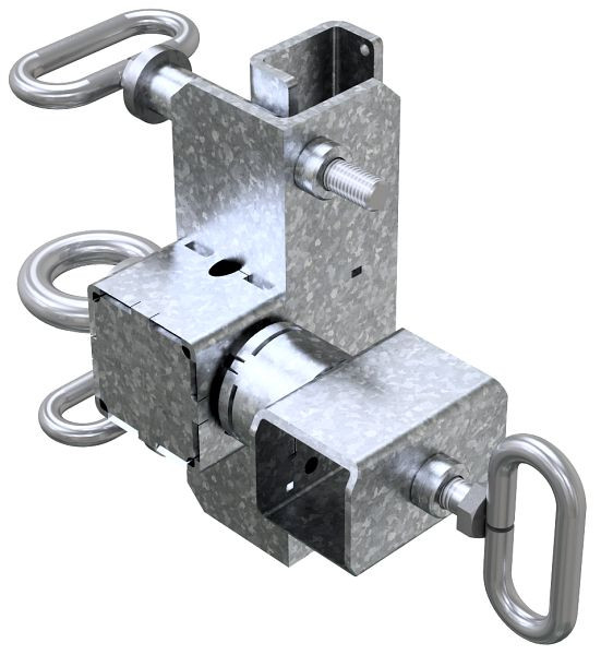 Schake Klemmvorrichtung für Auskreuzungen, geeignet für aAllformschilder bis 60 mm Tiefe, 35373