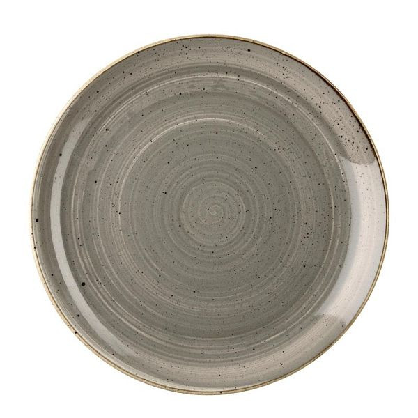 Churchill Stonecast Coupe Teller, rund, Pfefferkorngrau, 260 mm (12 Stück), DK553