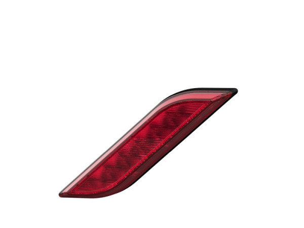 HELLA Nebelschlussleuchte, Shapeline Style, LED, 24/12V, schlankt, Lichtscheibenfarbe: rot, Stecker: AMP, 2-polig, hinten rechts, 2NE 013 343-121