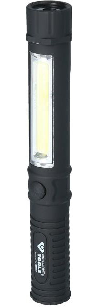 Brilliant Tools 2 in 1 COB-Taschenlampe mit 140 Lumen, BT130910