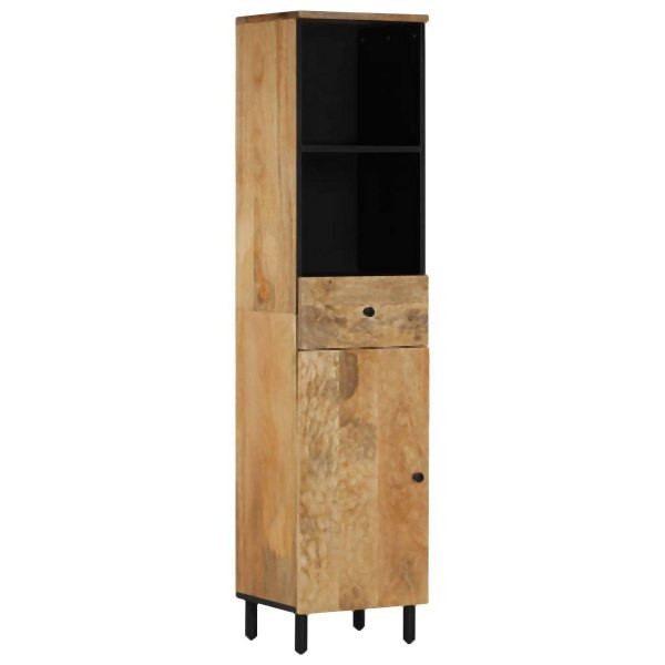 vidaXL Badschrank 38x33x160 cm Massivholz Mango, 356913