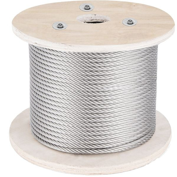 VEVOR 316 Edelstahl-Drahtseilkabel 5/32 Zoll 1x19 500-Fuß-Rolle, GSS1X19-4MM152M01V0