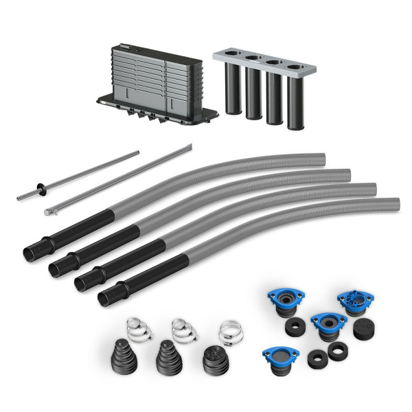 DOYMA Quadro-Secura Bauherrenpaket-Mehrsparte, Eco für Gebäude ohne Keller - 25 m, 225600109092