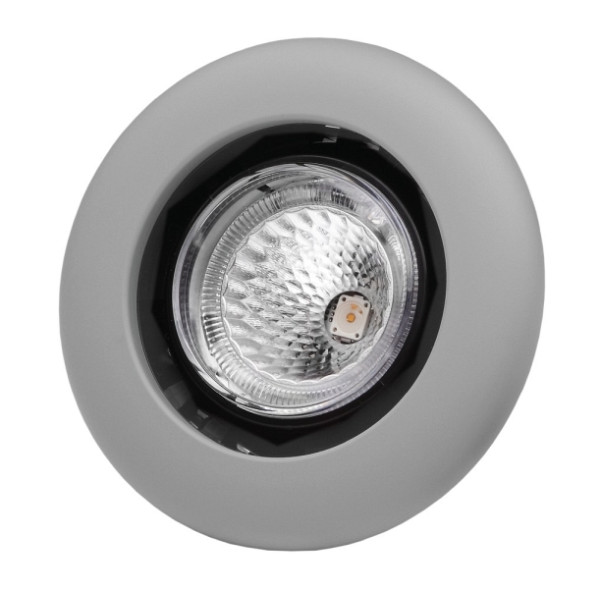 HELLA Innenraumleuchte, SpotLED TE155, LED, 12/24V, 2W, LED, Einbau/geschraubt, glasklar, Innenraum, verstellbar, 2JA 343 790-477