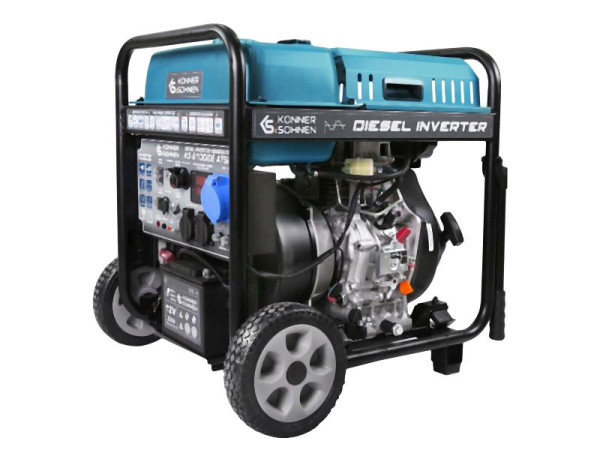 Könner & Söhnen Diesel-Inverter-Generator KS 6100iD ATSR, KS 6100IDE ATSR