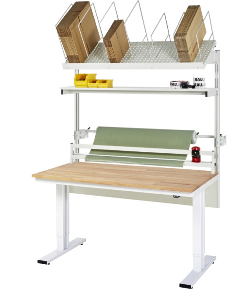 RAU Packtisch Komplettset 03, 08-WT, B1500 x T800, B-Platte, 08-WT-150-080-B-VP03.12
