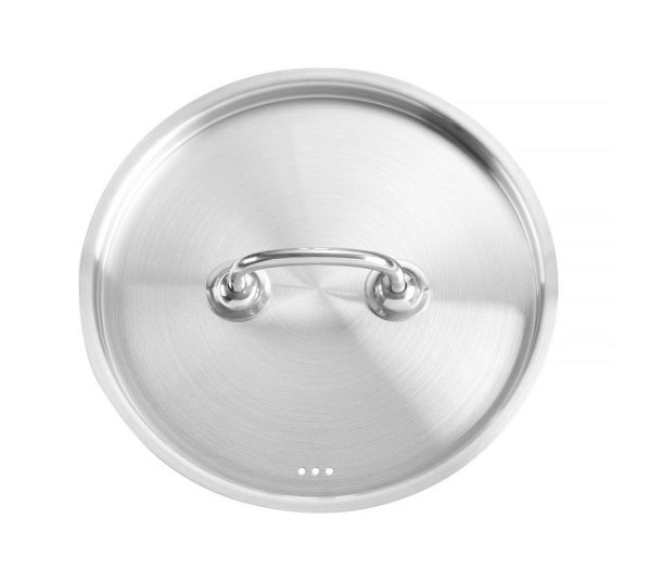 Hendi Deckel für Kochtopf 200 mm Kitchen Line, Sandwichboden, 837825
