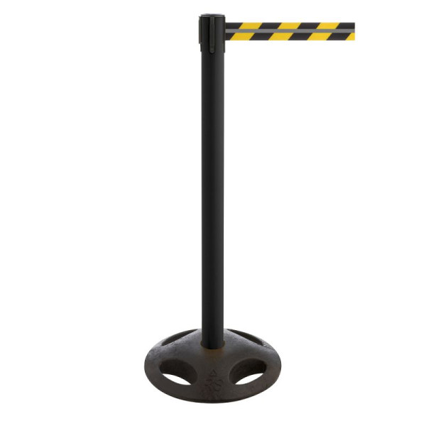 Stein HGS Personenleitsystem Komplett-Set 'P-Line Utility Reflex', schwarz/gelb diag., VE: 4 Stück, 71440.0004