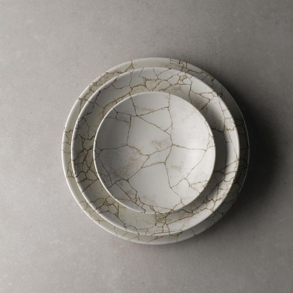 Churchill Studio Prints Kintsugi Achatgraue Coupe-Schüsseln, 182 mm, (12 Stück), FJ804