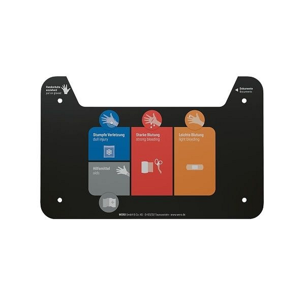 WERO Inlay Standard für Smart Case - klein, 4-farbig, 901601