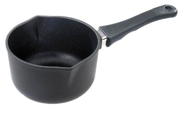 Eurolux Premium Stieltopf mit Ausgießer Ø 18 cm, ca. 10 cm hoch, 1.5 L, mit ergonomisch geformten abnehmbaren Stiel, für alle Herdarten, EU150-3-AB