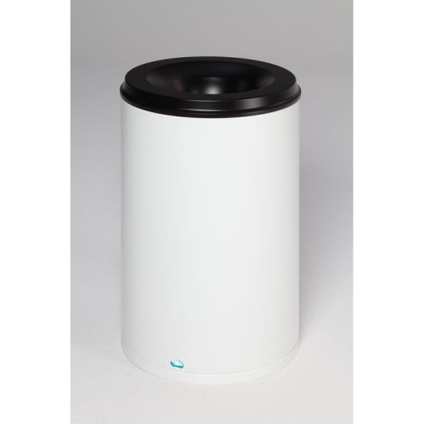 STEIN HGS Papierkorb feuersicher, Verkehrsweiß (RAL 9016), 110 l, 82080.0005