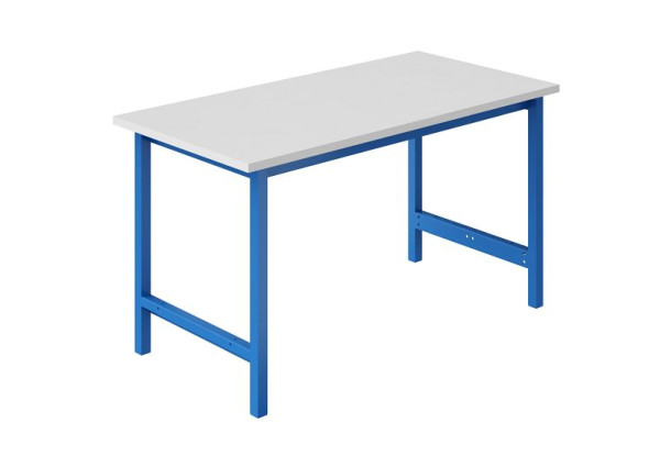 SOFAME TPL Arbeitstisch B 2000 x T 750 x H 819mm, Melamin-Arbeitsplatte 19 mm, Lichtgrau RAL 7035, W010030006GC