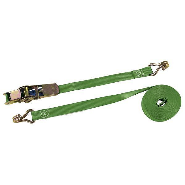 Haupa DIN-Spanngurt 400daN 25 mm, 8 m, mit Haken, zweiteilig, 393152