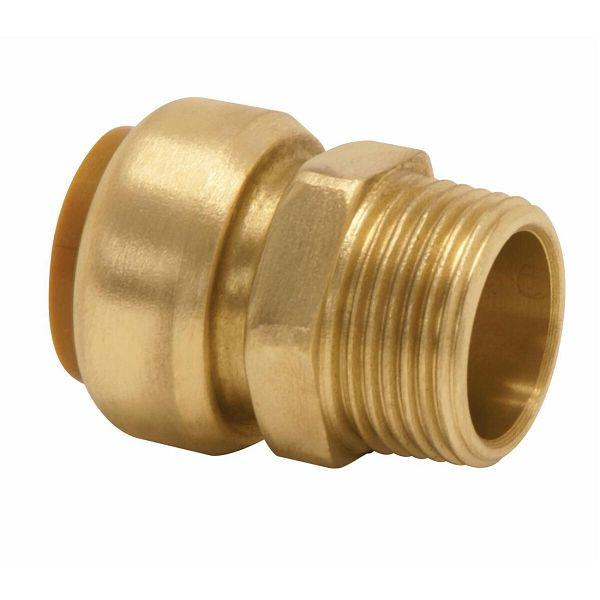 Seppelfricke AIPS Übergangsnippel VSH Tectite T243G 15mmxR 1/2, MS, IG/AG, Kupfer, lösbar, 132326
