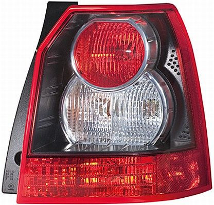 HELLA Heckleuchte, Glühlampe, weiß/rot, für u.a. Land Rover Freelander 2 (L359), links, 2VA 354 666-011