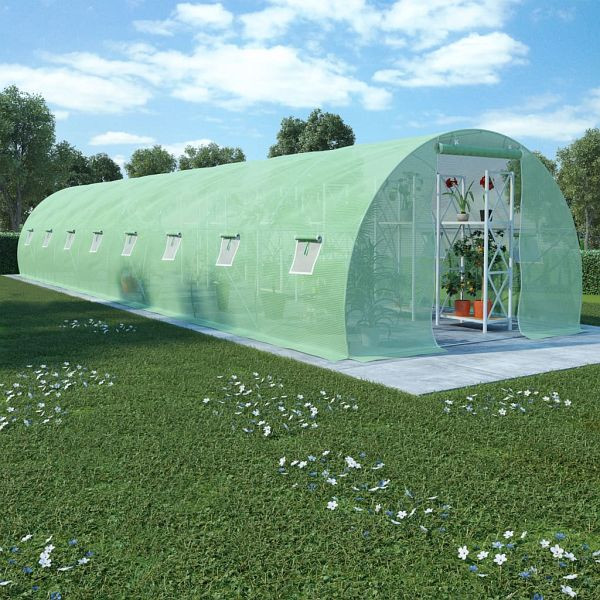 vidaXL Gewächshaus 36m² 1200x300x200 cm, 45538
