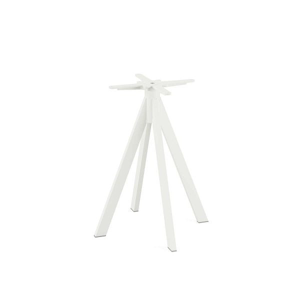 Feros Infinity Tischgestell niedrig Weiß, 60x60x72 cm, 12002