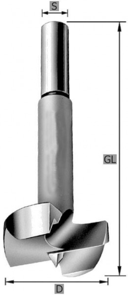 Edessö Kunstbohrer WS GL90 mm, A: 26, GL: 90, C: 8, 146426008