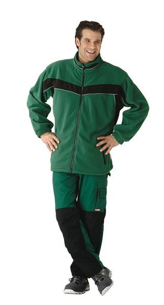 Planam Plaline Fleecejacke, grün/schwarz, Größe 4XL, 2565068
