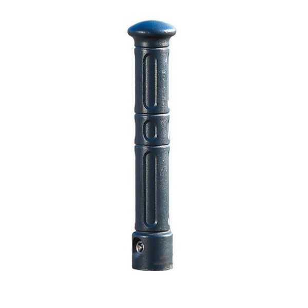 Stein HGS Stilpoller 'Troas', zum Einbetonieren inkl. Bodenhülse (300 mm), RAL 9005 tiefschwarz, herausnehmbar mit 3p-Technologie, mit Sechskant, 24542-07