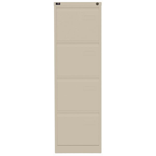 Bisley LIGHT Hängeregistraturschrank LIGHT, einbahnig, 4 HR-Schubladen, 643 sand, IPCCA14643