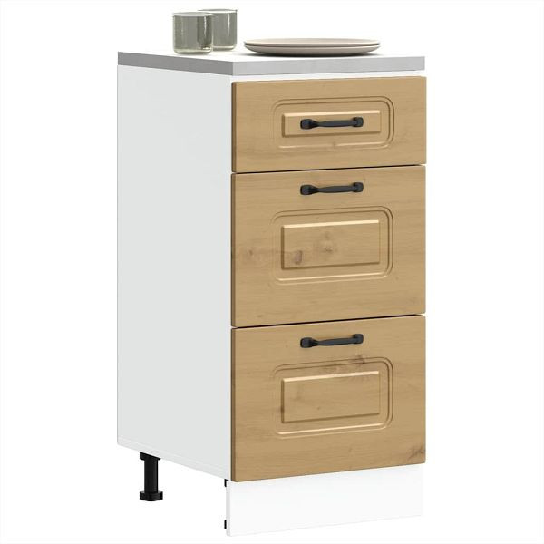 vidaXL Küchenunterschrank Kalmar Artisan-Eiche Holzwerkstoff, 854249