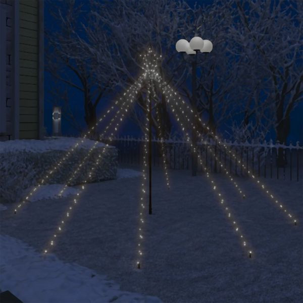 vidaXL Weihnachtsbaum-Lichterketten Indoor Outdoor 400 LEDs 2,5 m, 328728