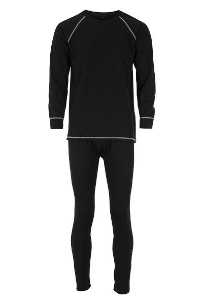 Planam Funktionsunterwäsche Set Light schwarz 8XL, Herren, 2280084