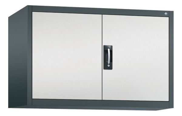 C+P Flügeltürenschrank Acurado-900, H790xB1200xT500 mm, Anthrazit/Grau, 9485-000 S10318