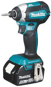 Makita Akku-Schlagschrauber 18 V / 5,0 Ah / 170 Nm, 2 Akkus + Ladegerät im MAKPAC, DTD153RTJ
