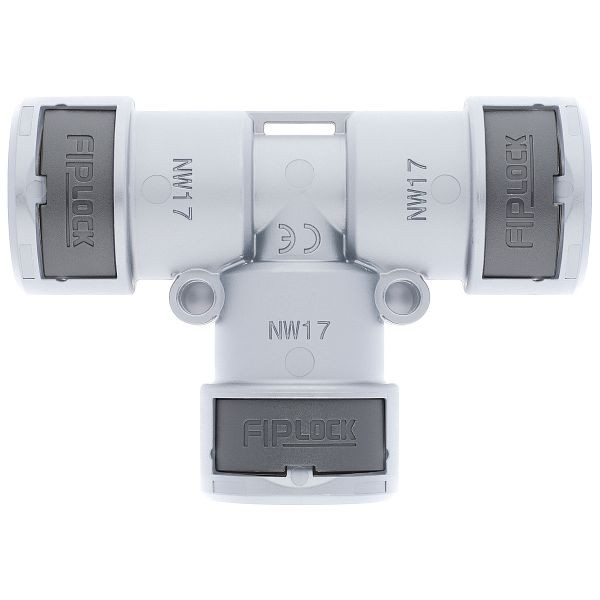 LAPP Schlauchverschraubung FIPLOCK ONE-T 10-10-10, grau, VE: 10 Stück, 61804954