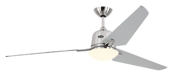 CasaFan Deckenventilator Eco Aviatos 162 Chrom gebürstet-Lack silber, 516085