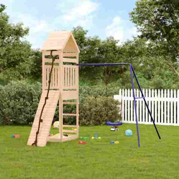 vidaXL Spielturm Massivholz Kiefer, 3156901, 8720845775636