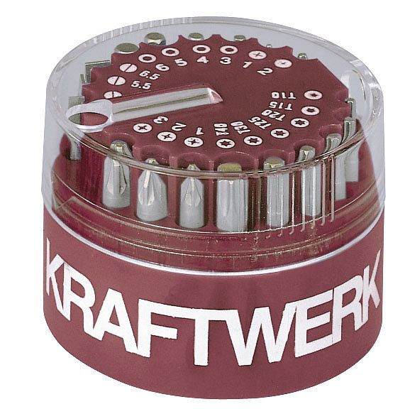 Kraftwerk MAGNUM 1/4" Universal Bitsatz mit langen Steckbits 19-teilig, 2790
