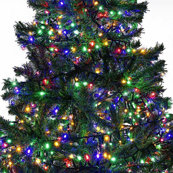 monzana Lichterkette Weihnachten Bunt 60m, 109484, 4251776920788
