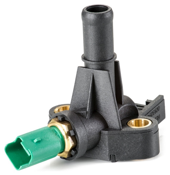 HELLA Sensor, Kühlmitteltemperatur, 12V, 2-polig, vormontiert, mit Gehäuse, 6PT 009 309-431