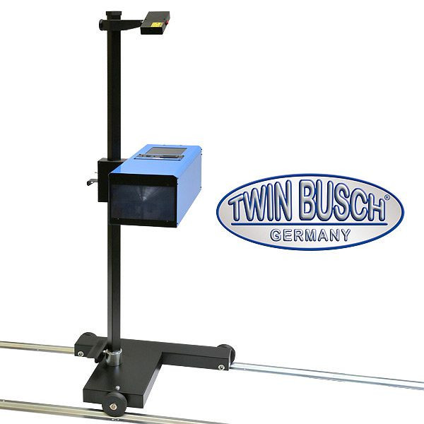 Twin Busch Scheinwerfereinstellgerät, mit 4 Meter Schienensystem, TWSWE-B