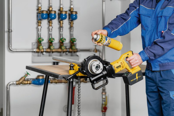 REMS Amigo 22V Antriebsmaschine zur Verwendung mit REMS Schnellwechsel-Schneidköpfen, 530004 R22