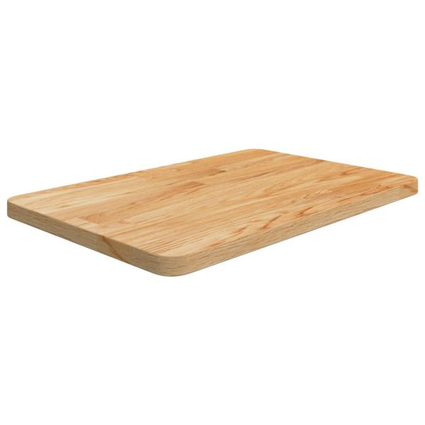 vidaXL Waschtischplatte Hellbraun 60x40x2,5 cm Massivholz Behandelt, 343040