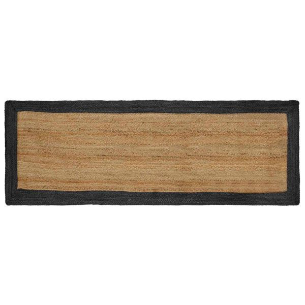 vidaXL Bereichsteppiche Dunkelgrau 80 x 250 cm Jute, 42010686