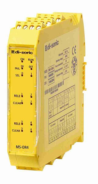 di-soric MS-OR4 MS - Sicherheitssystem-Erweiterungsmodul, Sicherheitsmodul, 208392