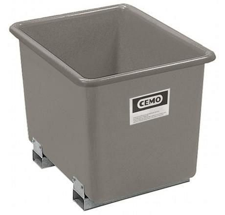 Cemo Buette 700L, grau mit Maße: 132 x 97 x 88 cm, 2554, 4052886103043