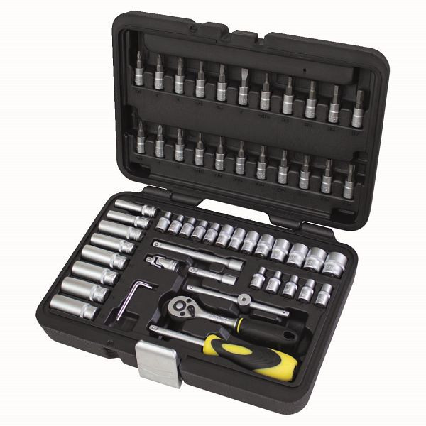 BRINKO Steckschlüssel-Garnitur BRImultiLock, 55-teilig, Steckschlüsselset, 122