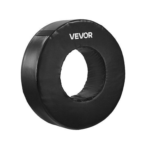 VEVOR Fußball Tackling Dummy, wasserdichter PVC-Ring mit hochdichtem Schwamm, Trainingsgerät, Schwarz, 1 Stück, QBLPM1PCS288SLG4M001V0