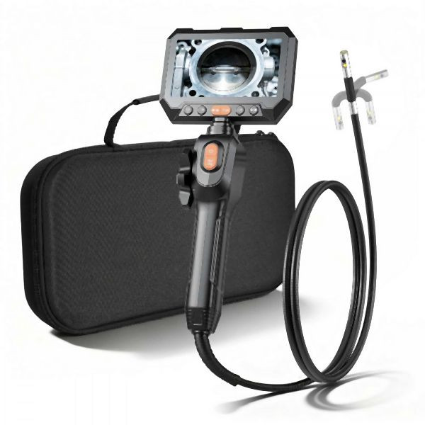 VEVOR Endoskopkamera drehbar, IP67, 5 Zoll Display, 1,5m Kabel, 5000mAh Akku, 6,2mm Boreskop für Auto & Haus, ZXKQXNKJ2MSJQJ3QY001V9